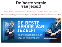 Tablet Screenshot of de-beste-versie-van-jezelf.nl